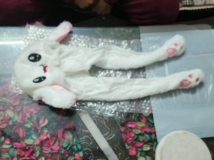 Cute Bunny Plush Ear Pop Hat