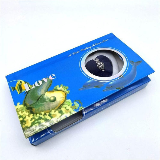 Ocean Love Real Pearl Necklace Set – Freshwater Oyster Shell Gift