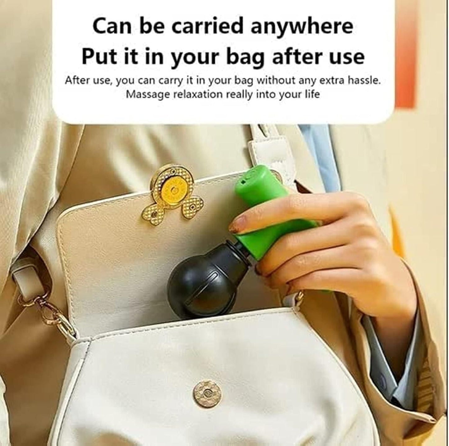 Mini Deep Tissue Massage Gun – Portable Facial & Body Massager