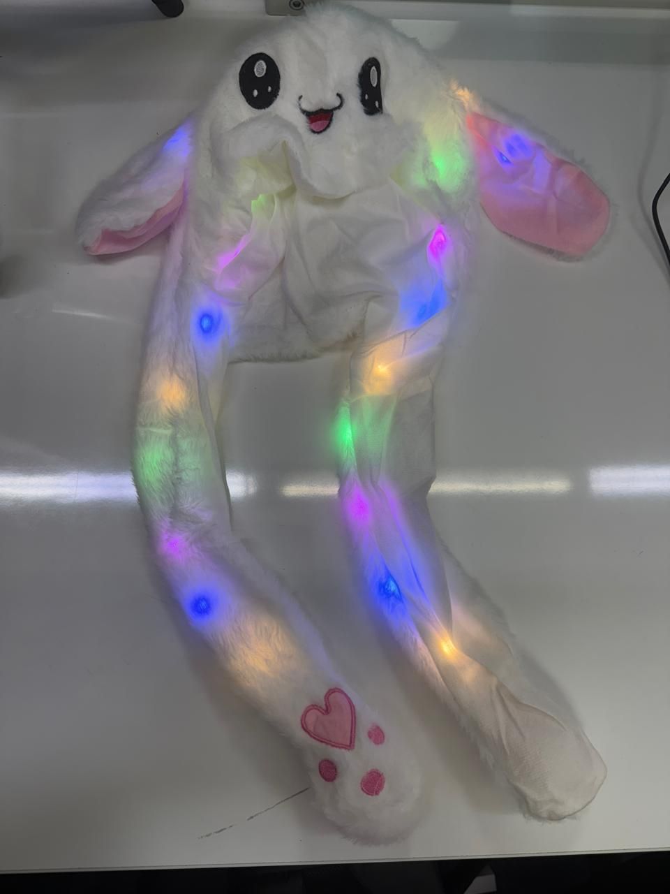 Cute Bunny Plush Ear Pop Hat