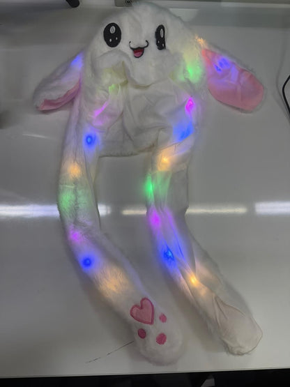 Cute Bunny Plush Ear Pop Hat